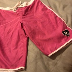VS PINK long SWIM BOARD shorts